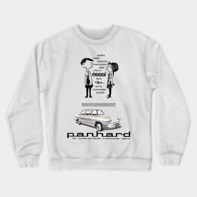 PANHARD DYNA - advert Crewneck Sweatshirt by Throwback Motors